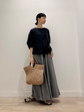 「ペーパーバッグ」｜くどうさん（レディース・157cm）の夏コーディネート
