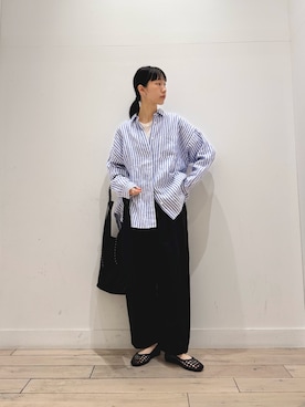 「RODE SKO（ロデスコ）のアイテム」を使った、くどうさん（レディース・157cm）の春コーディネート