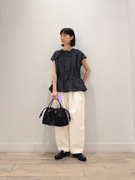「かぐれ（カグレ）のアイテム」を使った、くどうさん（レディース・157cm）の夏コーディネート