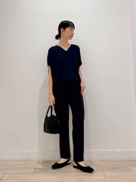 「骨格ナチュラル」｜くどうさん（レディース・157cm）の夏コーディネート