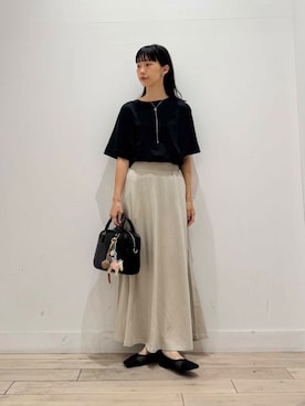 「骨格ナチュラル」｜くどうさん（レディース・157cm）の夏コーディネート