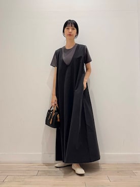 「FORK&SPOON」｜「アイテム（その他シューズ）」を使った、くどうさん（レディース・157cm）の夏コーディネート