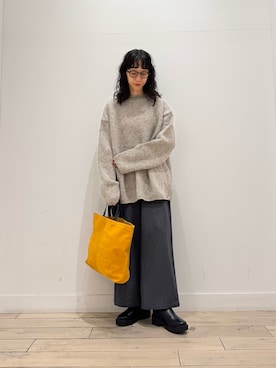 「URBAN RESEARCH DOORS（アーバンリサーチドアーズ）のトラックソールブーツ（ブーツ）」を使った、くどうさん（レディース・157cm）の秋コーディネート