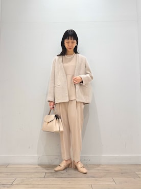 「アイテム（ハンドバッグ）」を使った、くどうさん（レディース・157cm）の冬コーディネート