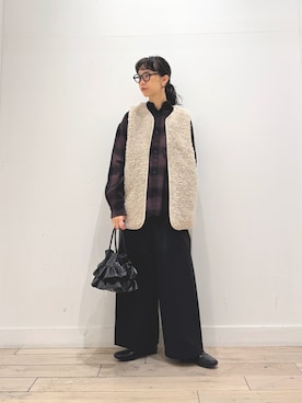 「アイテム（テーラードジャケット）」を使った、くどうさん（レディース・157cm・30代）の秋コーディネート