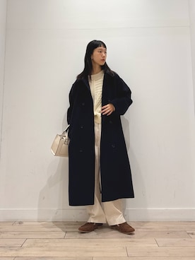 「アイテム（その他アウター）」を使った、くどうさん（レディース・157cm・30代）の冬コーディネート