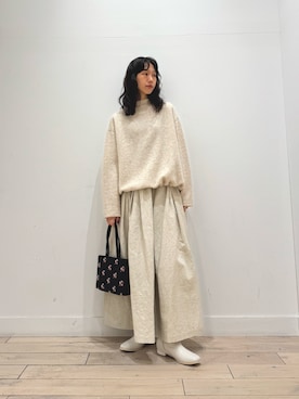 「アイテム（その他トップス）」を使った、くどうさん（レディース・157cm）の秋コーディネート