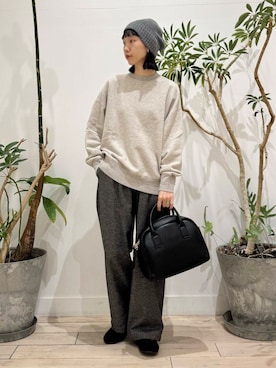 「doors」｜「アイテム（スリッポン）」を使った、くどうさん（レディース・157cm）の秋コーディネート