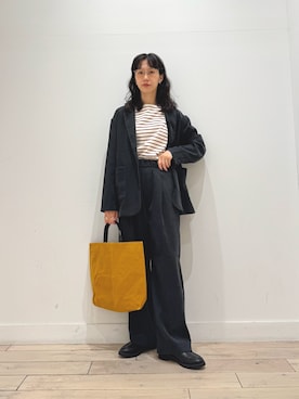 「アイテム（その他アウター）」を使った、くどうさん（レディース・157cm）の秋コーディネート
