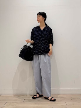 「アイテム（ブレスレット）」を使った、くどうさん（レディース・157cm）の夏コーディネート