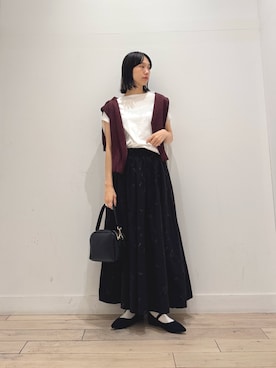 「かぐれ（カグレ）のアイテム」を使った、くどうさん（レディース・157cm）の夏コーディネート