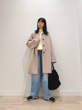 「doors」｜「アイテム（その他アウター）」を使った、くどうさん（レディース・157cm）の冬コーディネート