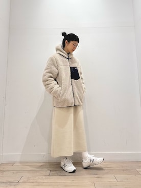 「アイテム（ワンピース）」を使った、くどうさん（レディース・157cm）の冬コーディネート