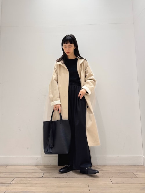 セール】『撥水』BACKヨークスタンドカラーコート（その他アウター