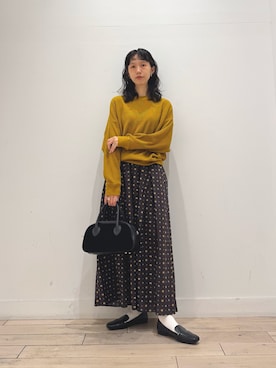 くどうさん（骨格ナチュラル・レディース・157cm・30代）の秋コーディネート