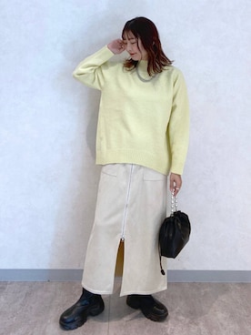 「アイテム（アクセサリー）」を使った、ayamaruさん（レディース・158cm・30代）の冬コーディネート