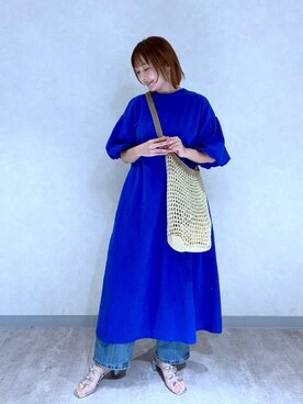 「アイテム（ワンピース/ドレス）」を使った、ayamaruさん（レディース・158cm・30代）の春コーディネート