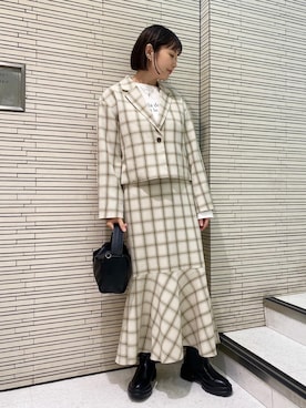 ayamaruさん（レディース・158cm）の冬コーディネート