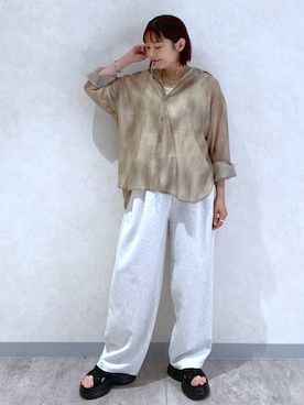 「アイテム（リング）」を使った、ayamaruさん（レディース・158cm・30代）の夏コーディネート