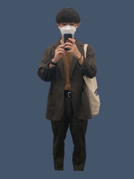 「URBAN RESEARCH（アーバンリサーチ）のアイテム（アクセサリー）」を使った、ゆたかさん（メンズ・173cm）の秋コーディネート