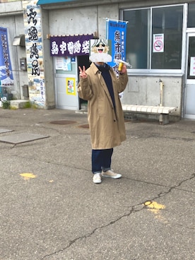 「ZARA（ザラ）のアイテム（トレンチコート）」を使った、ゆたかさん（メンズ・173cm）の春コーディネート