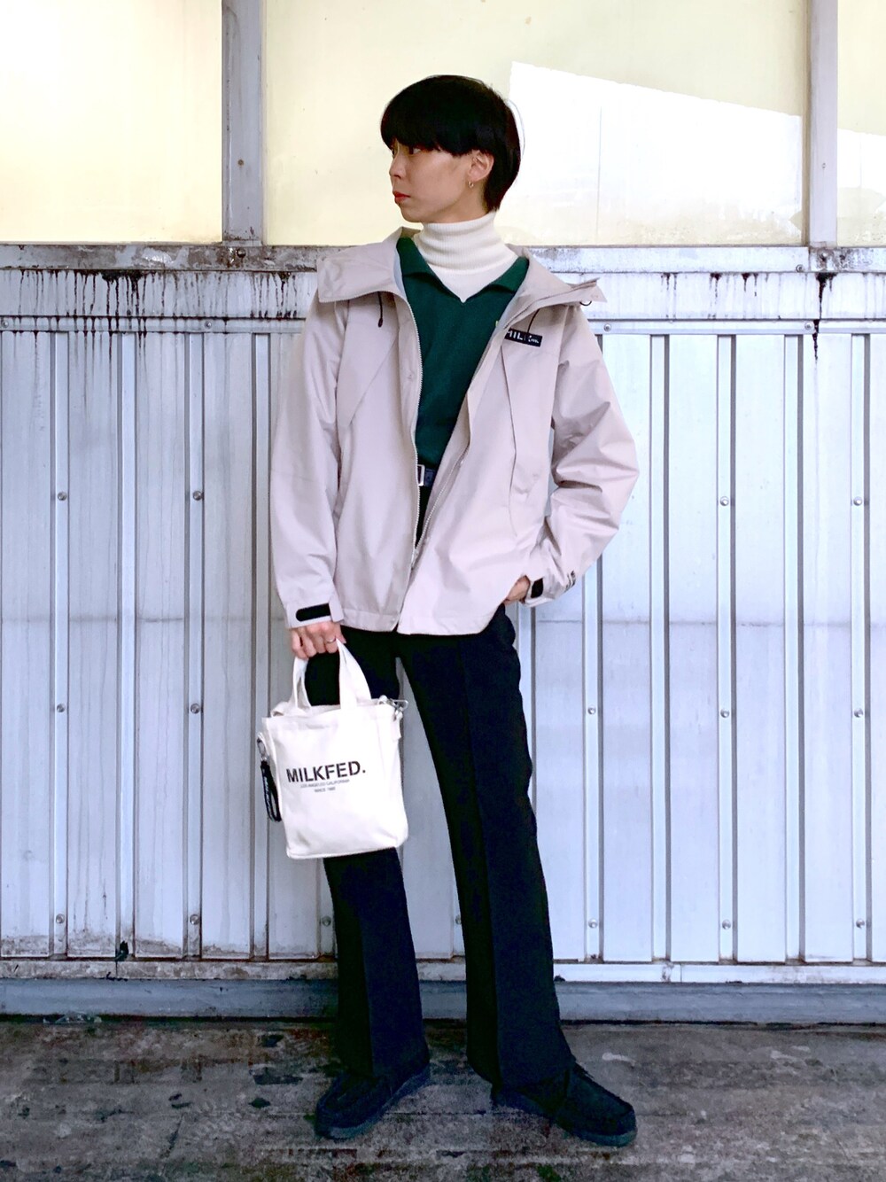 MILKFED.（ミルクフェド）の「BACK LOGO MOUNTAIN PARKA（マウンテン