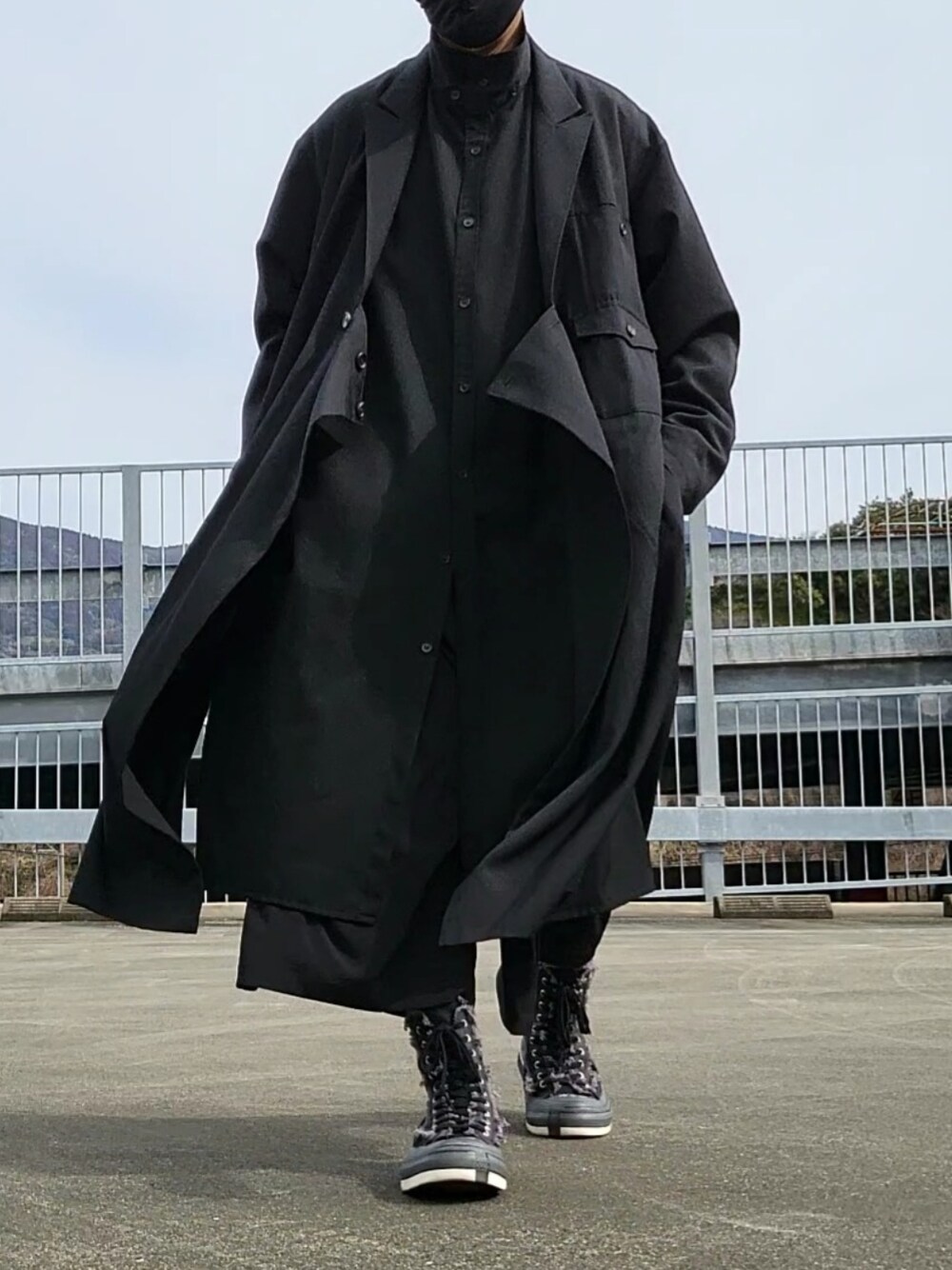 yohji yamamoto pour homme ハーフコート 黒 yohji yamamoto pour homme ハーフコート 黒 【公式通販】