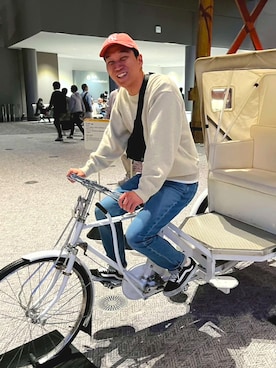 「アイテム（帽子）」を使った、keigoさん（メンズ・184cm）の春コーディネート