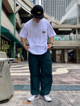 山直 悠一郎さん（メンズ・175cm）の夏コーディネート