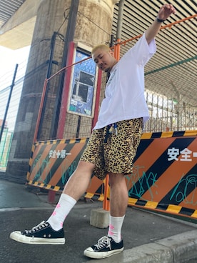 山直 悠一郎さん（メンズ・175cm）の夏コーディネート