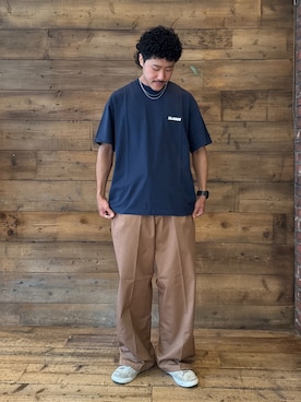「エクストララージ」｜山直 悠一郎さん（メンズ・175cm）の夏コーディネート