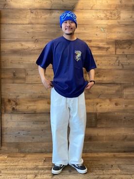 「summer」｜山直 悠一郎さん（メンズ・175cm）の春コーディネート