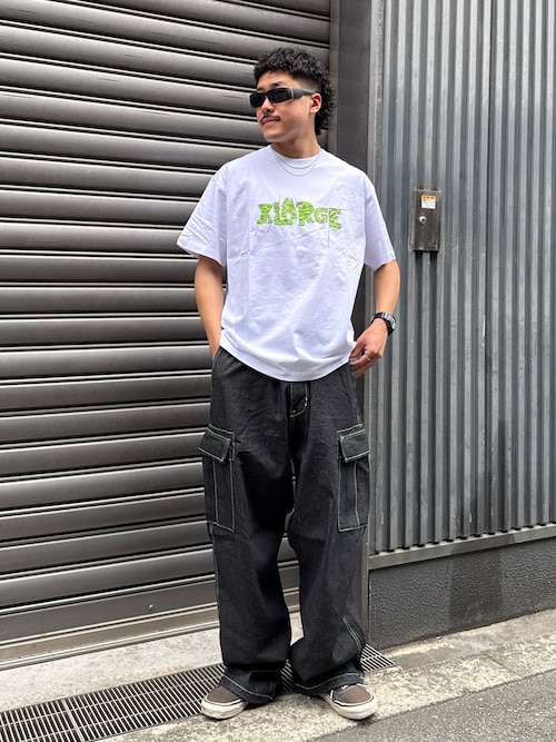 パンツ Grand Cargo Denim Pants Never mind the XU】grunge cargo denim pants / 【ネバー