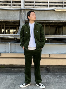 「URBAN RESEARCH（アーバンリサーチ）のアイテム（スウェット）」を使った、Takuyaさん（メンズ・170cm）の秋コーディネート