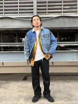 「Needles（ニードルス）のアイテム（ジャケット/アウター）」を使った、Takuyaさん（メンズ・170cm）の冬コーディネート