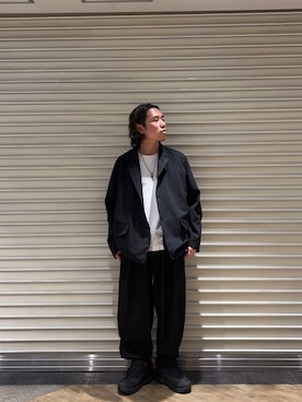 「UNTRACE（アントレース）のアイテム」を使った、Takuyaさん（メンズ・170cm）の春コーディネート