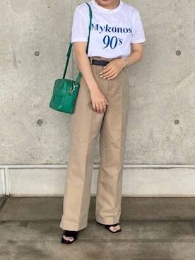 「Lattice（Lattice）のアイテム（アクセサリー）」を使った、hinakoさん（レディース・150cm）の春コーディネート