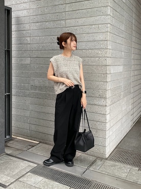 「IACUCCI（イアクッチ）のアイテム」を使った、hinakoさん（レディース・150cm）の夏コーディネート