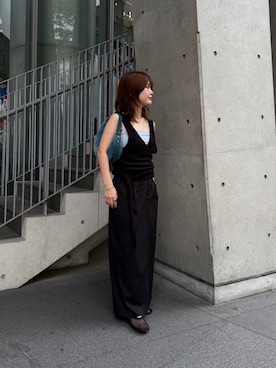 「IACUCCI（イアクッチ）のアイテム」を使った、hinakoさん（レディース・150cm）の秋コーディネート