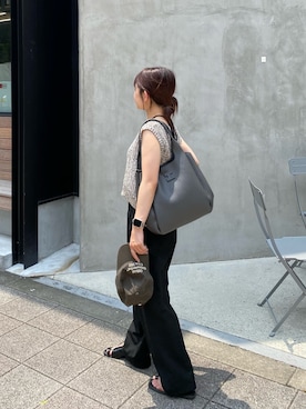 「IACUCCI（イアクッチ）のアイテム」を使った、hinakoさん（レディース・150cm）の夏コーディネート