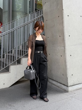 「IACUCCI（イアクッチ）のアイテム」を使った、hinakoさん（レディース・150cm）の夏コーディネート