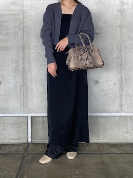 「UNIQLO（ユニクロ）のアイテム（ワンピース/ドレス）」を使った、hinakoさん（レディース・150cm）の秋コーディネート