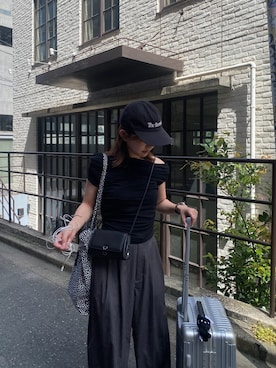 「IACUCCI（イアクッチ）のアイテム」を使った、hinakoさん（レディース・150cm）の夏コーディネート