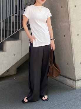 「IACUCCI（イアクッチ）のアイテム」を使った、hinakoさん（レディース・150cm）の夏コーディネート