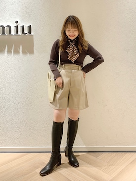 MAYUさん（レディース・153cm）の秋コーディネート