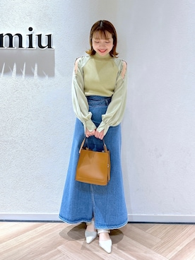 「andemiu」｜MAYUさん（レディース・153cm）の春コーディネート