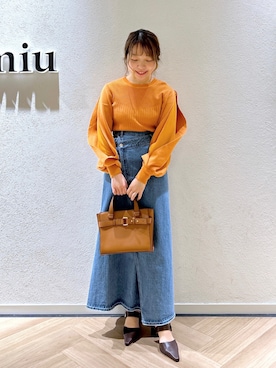 「andemiu」｜MAYUさん（レディース・153cm）の冬コーディネート