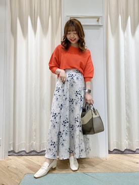「andemiu」｜「アイテム（アンサンブル）」を使った、MAYUさん（レディース・153cm）の春コーディネート