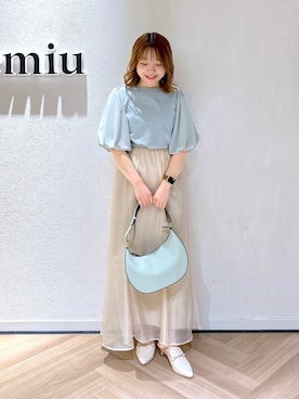 「andemiu」｜MAYUさん（レディース・153cm）の春コーディネート