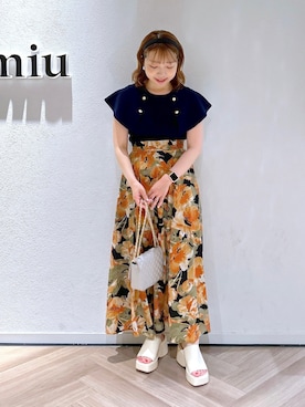「andemiu」｜MAYUさん（レディース・153cm）の夏コーディネート